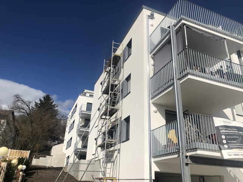 Wohnanlage, Gailingen – Fassade fertiggestellt