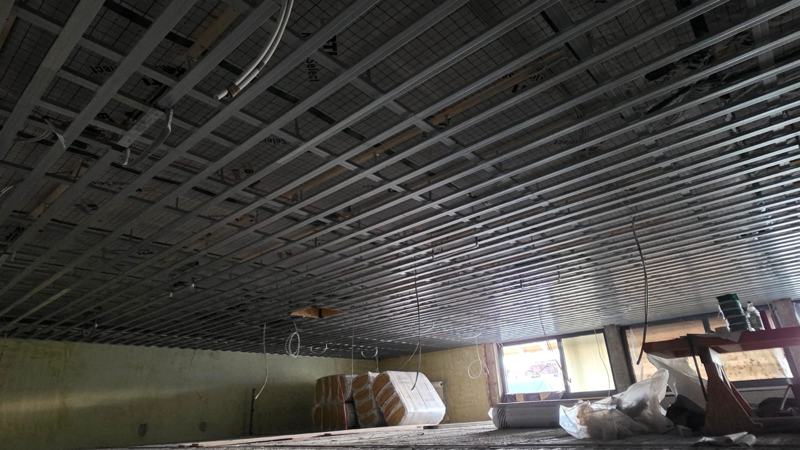 Tragrost vor dem Beplanken